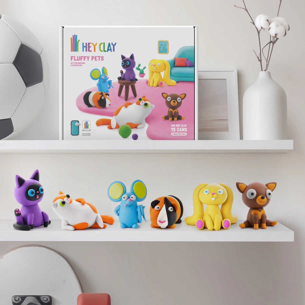 Hey Clay Fluffy Pets - 15 cans