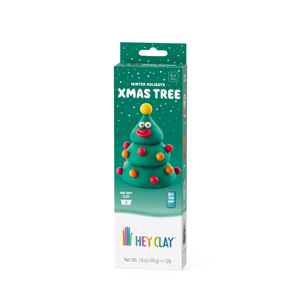 Hey Clay Winter Holidays Xmas Tree - 3 cans