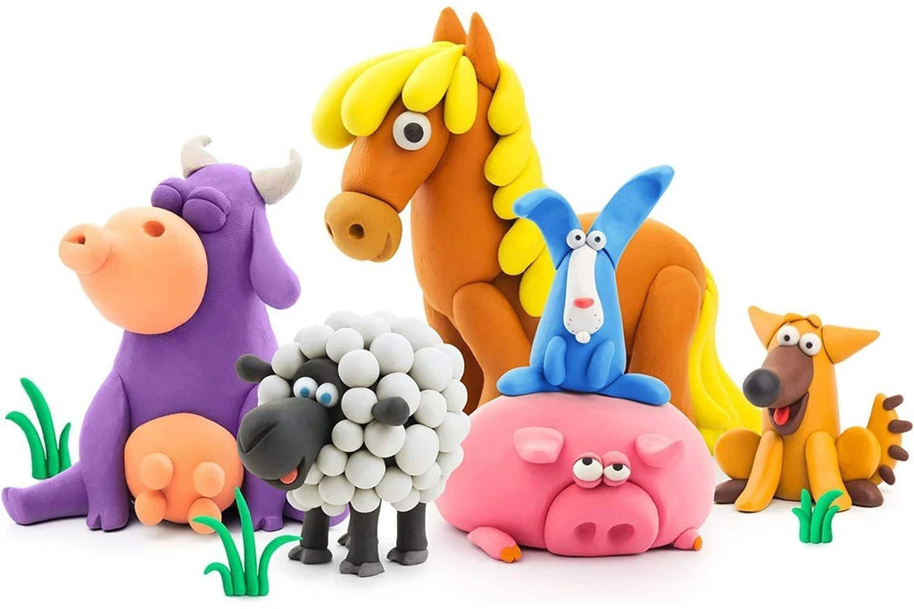 Hey Clay Animals (Pig, Horse, Rabbit) - 6 cans