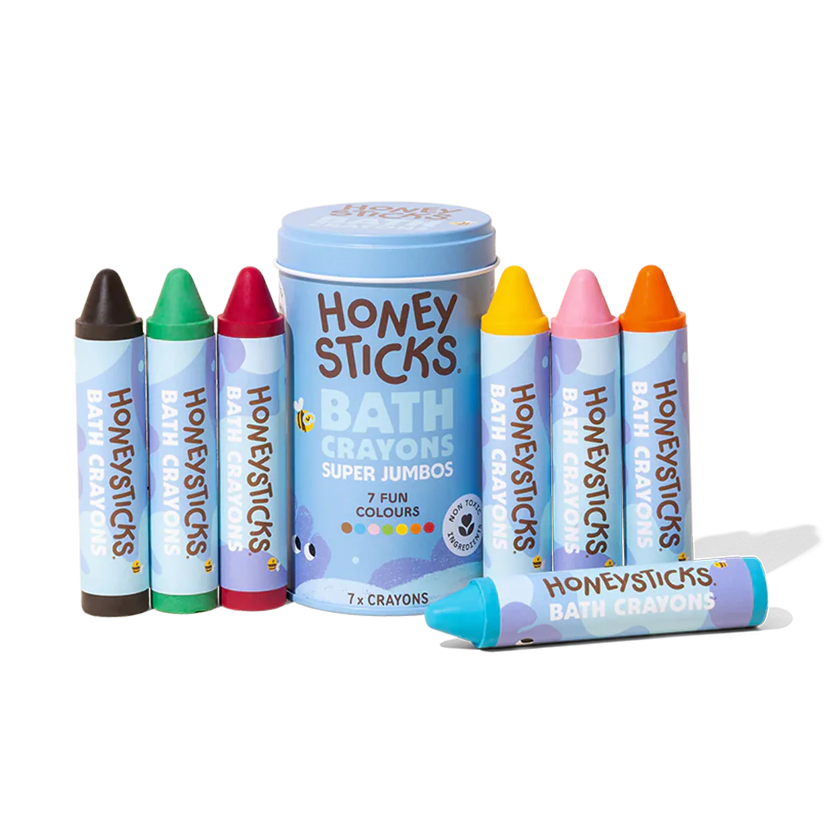 Honeysticks Bath Crayons Super Jumbo - 7pack