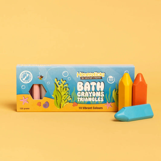 Honeysticks Bath Crayons Triangle - 10pack