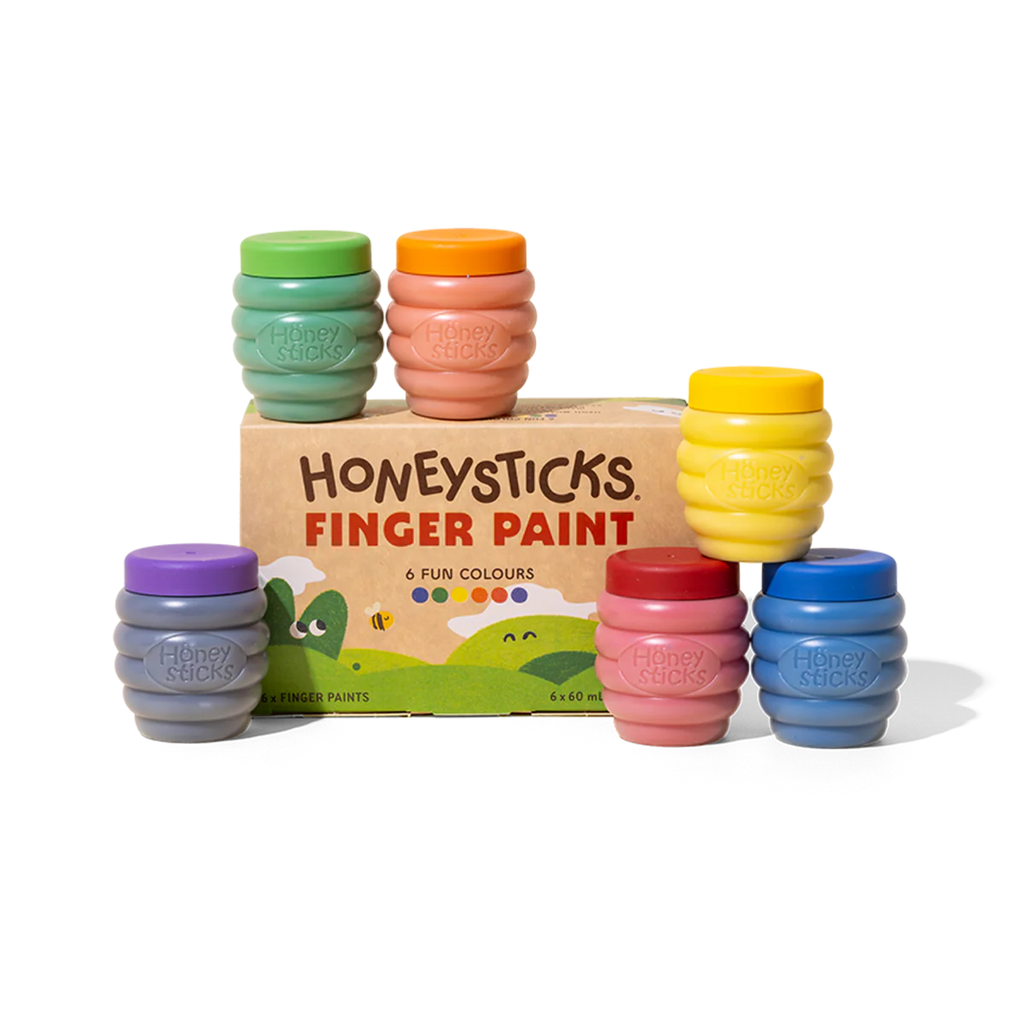 Honeysticks Finger Paints 60mls - 6pack