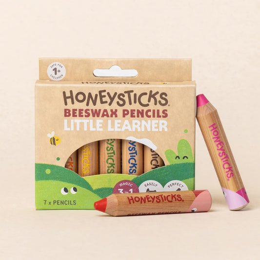 Honeysticks Magic 3-in-1 Beeswax Pencils Little Learners - 7pack