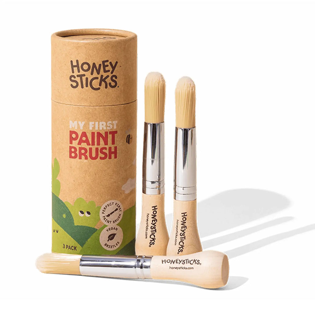 Honeysticks My First Paint Brushes - 3pack
