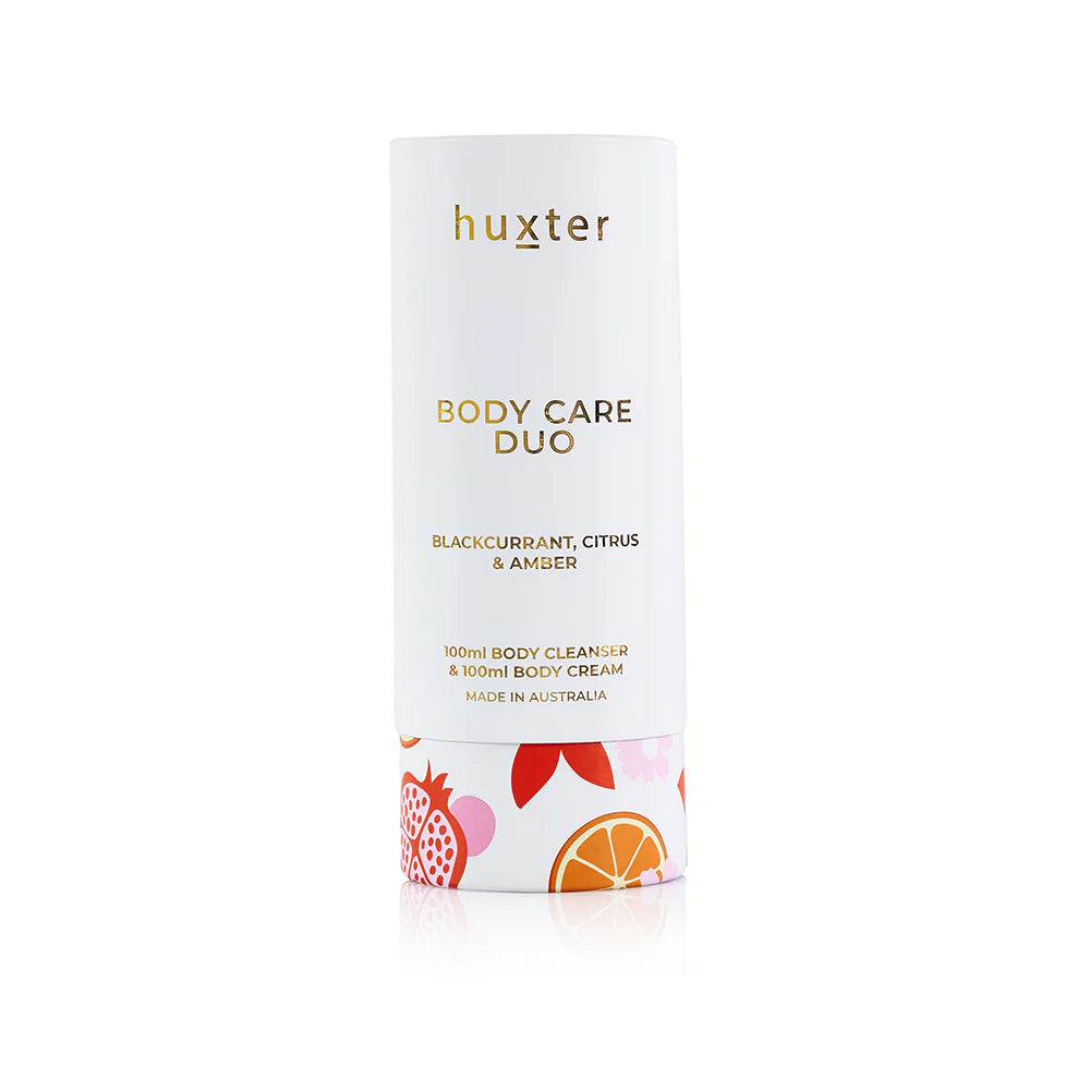 Huxter Body Pamper Duo - Blackcurrant, Citrus & Amber