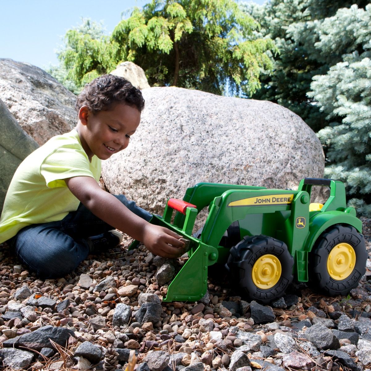 John Deere 53cm Big Scoop Tractor/Loader with Steel Parts