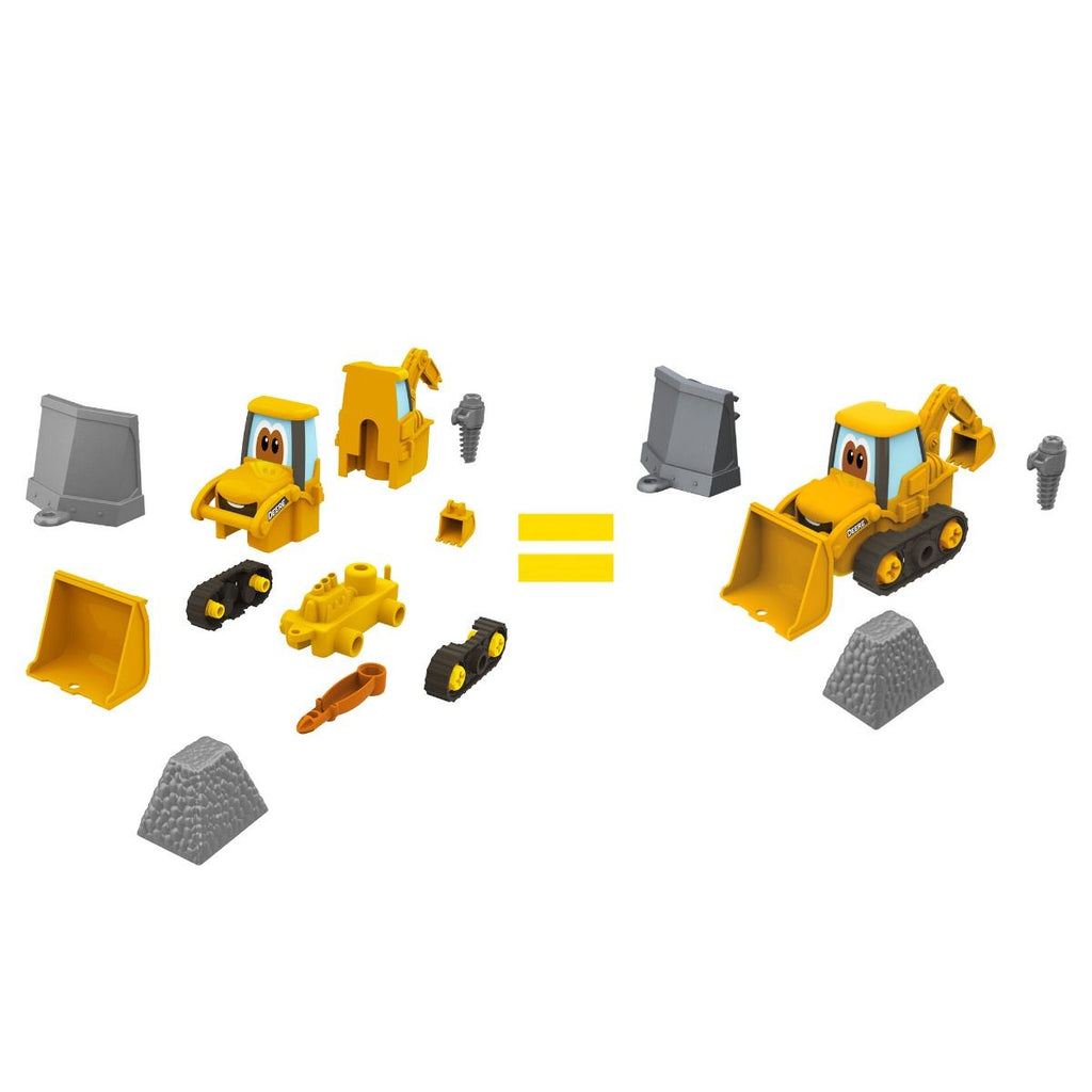 John Deere Build-a-Buddy Construction Backhoe Loader
