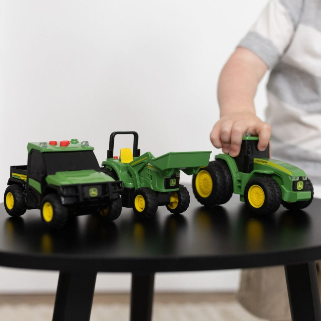 John Deere Lights & Sounds Mini Tractors - 3 pack