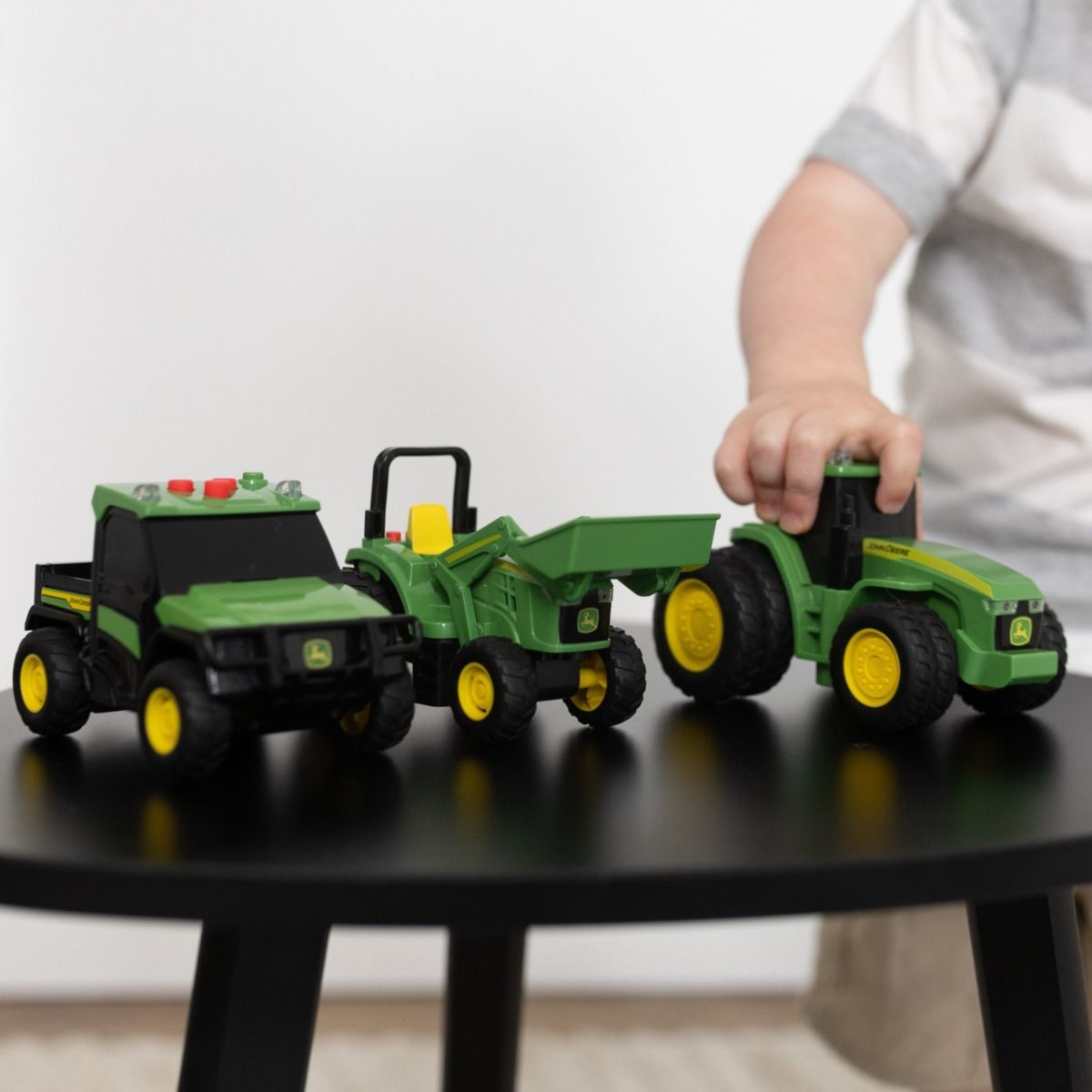 John Deere Lights & Sounds Mini Tractors - 3 pack