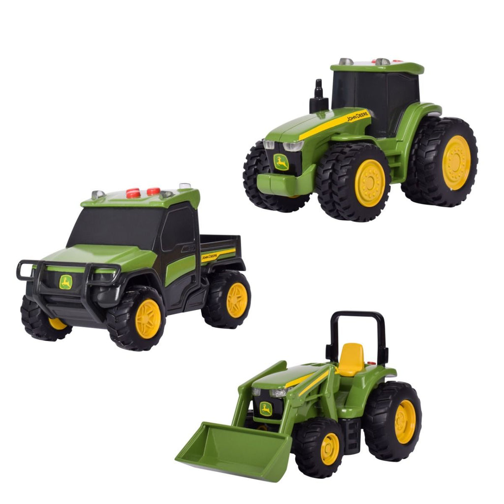 John Deere Lights & Sounds Mini Tractors - 3 pack