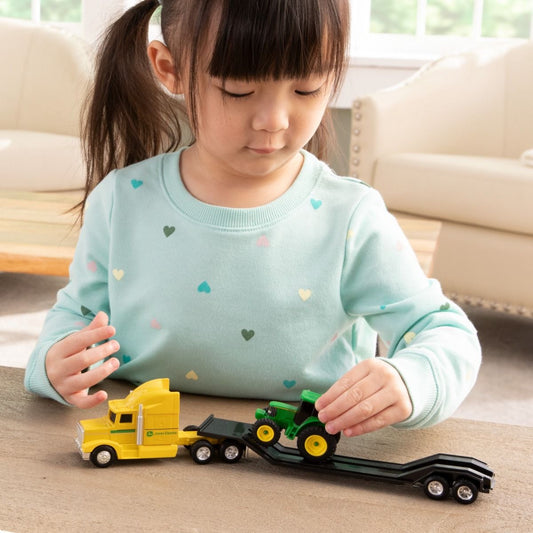 John Deere Die Cast Semi Hauler 1:64