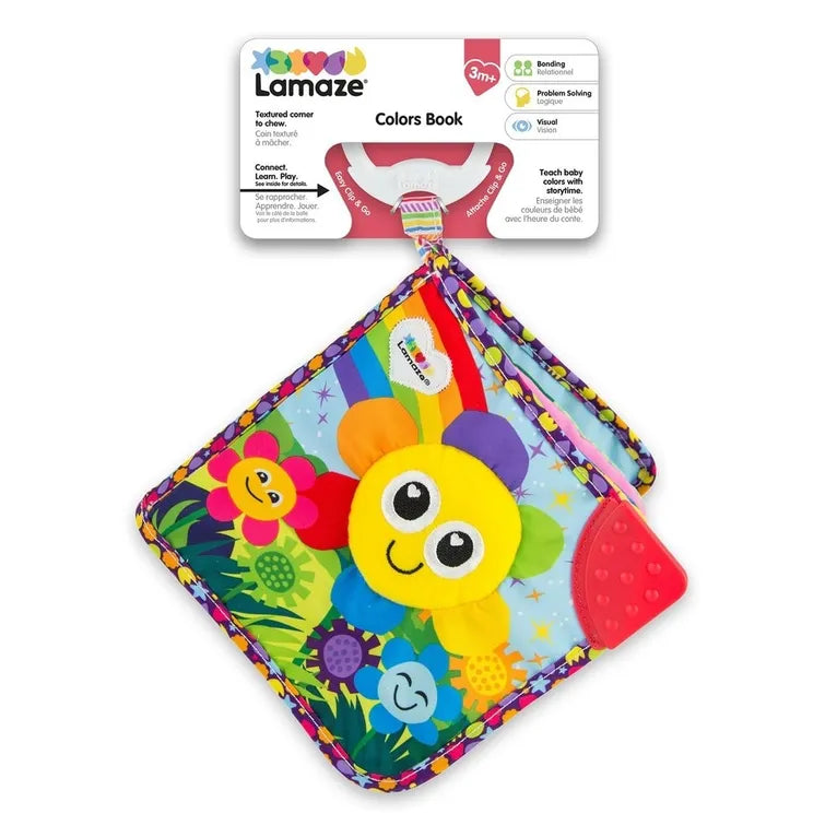 Lamaze Clip Soft Book - Colours