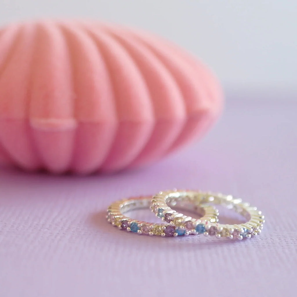 Lauren Hinkley Rainbow Connection Ring - Shell Box