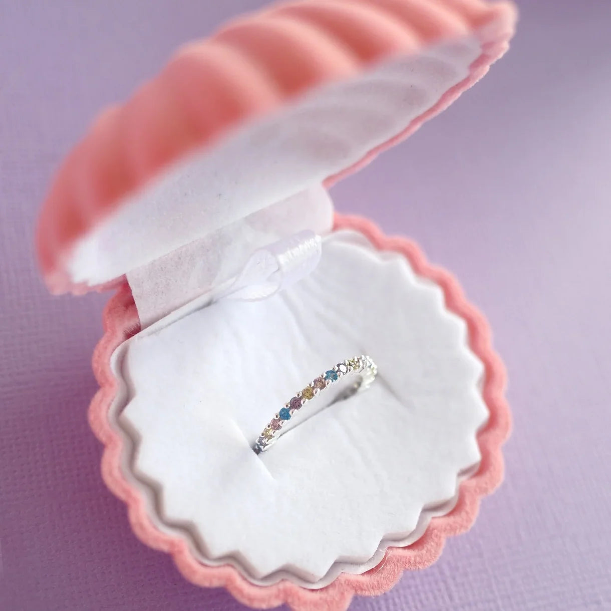 Lauren Hinkley Rainbow Connection Ring - Shell Box