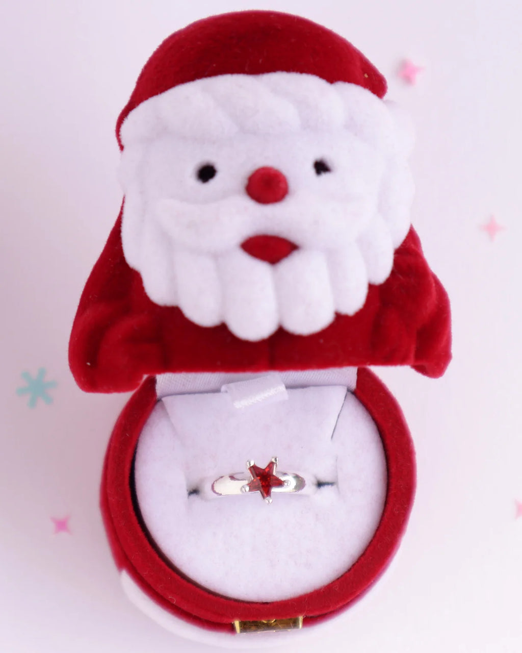 Lauren Hinkley Red Star Ring - Santa Box