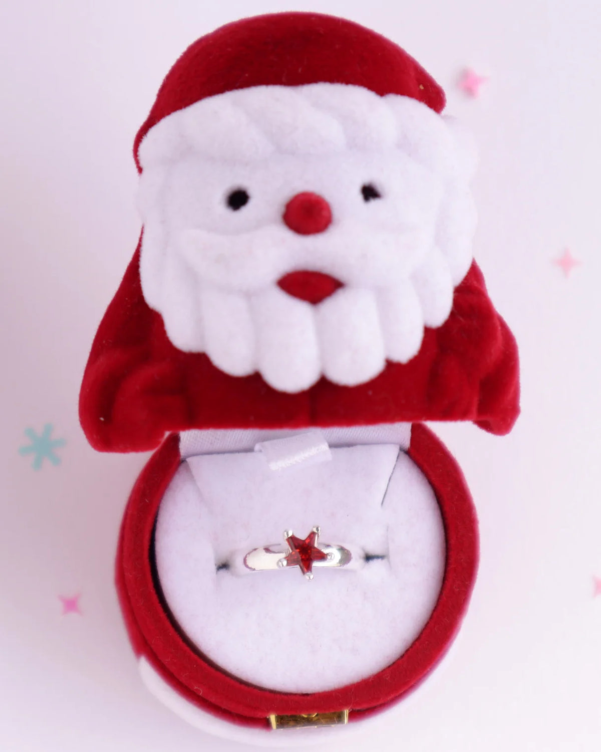 Lauren Hinkley Red Star Ring - Santa Box