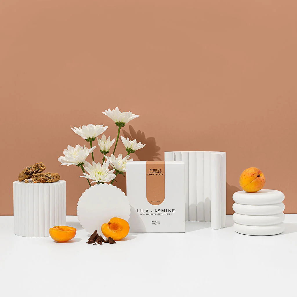 Lila Jasmine Lactation Bars - Apricot & Dark Choc