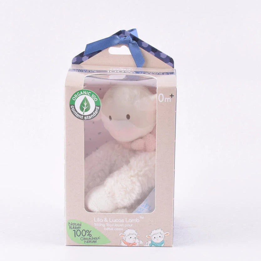 Tikiri Lila Lamb with Rubber Head