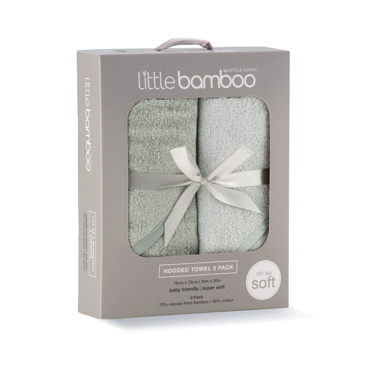 Little Bamboo Hooded Towel - 2 pack