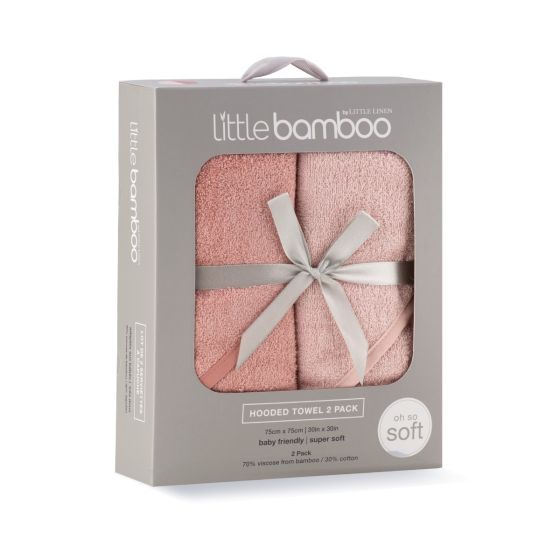 Little Bamboo Hooded Towel - 2 pack