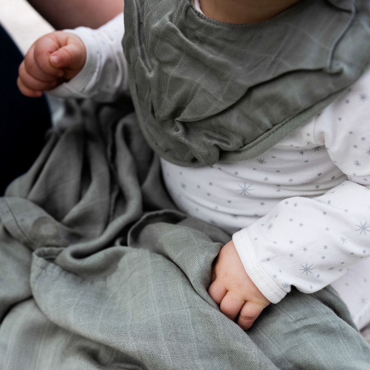 Little Bamboo Muslin Bibs - 2 pack