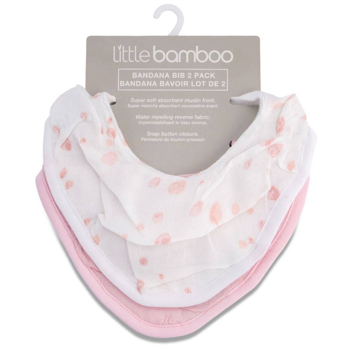 Little Bamboo Muslin Bibs - 2 pack