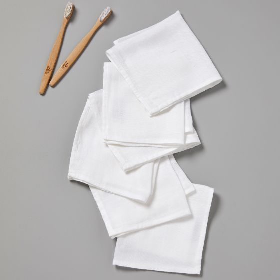 Little Bamboo Muslin Washers - 6 pack