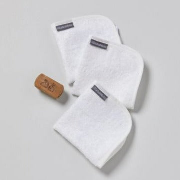 white wash cloths bamboo