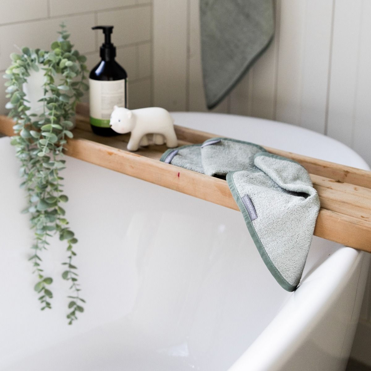 Little Bamboo Towelling Wash Cloth - 3 pack