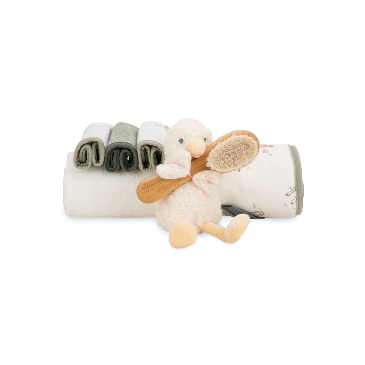 Little Linen Bath Gift Set - Fuzzy Duck
