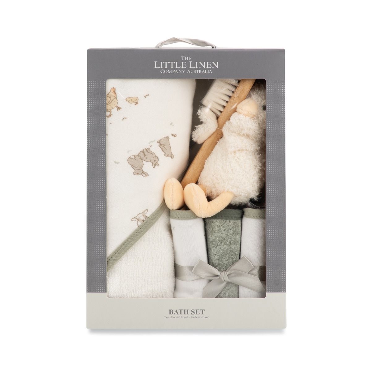 Little Linen Bath Gift Set - Fuzzy Duck
