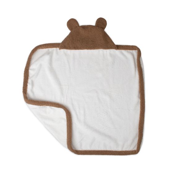 Little Linen Plush Hooded Towel - Bushland Bear