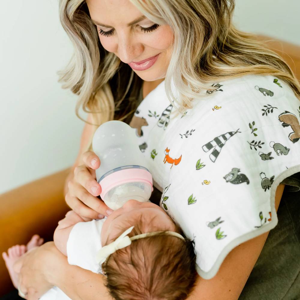 Little Unicorn Muslin Burp Cloth