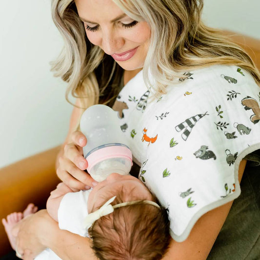 Little Unicorn Muslin Burp Cloth