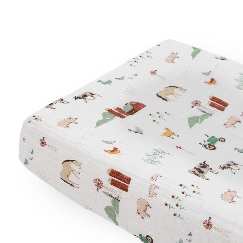 Little Unicorn Change Mat Cover/Bassinet Sheet