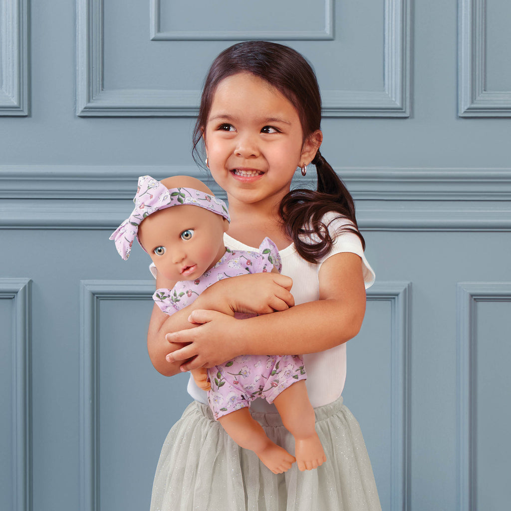 LullaBaby 14" Doll - Floral Outfit