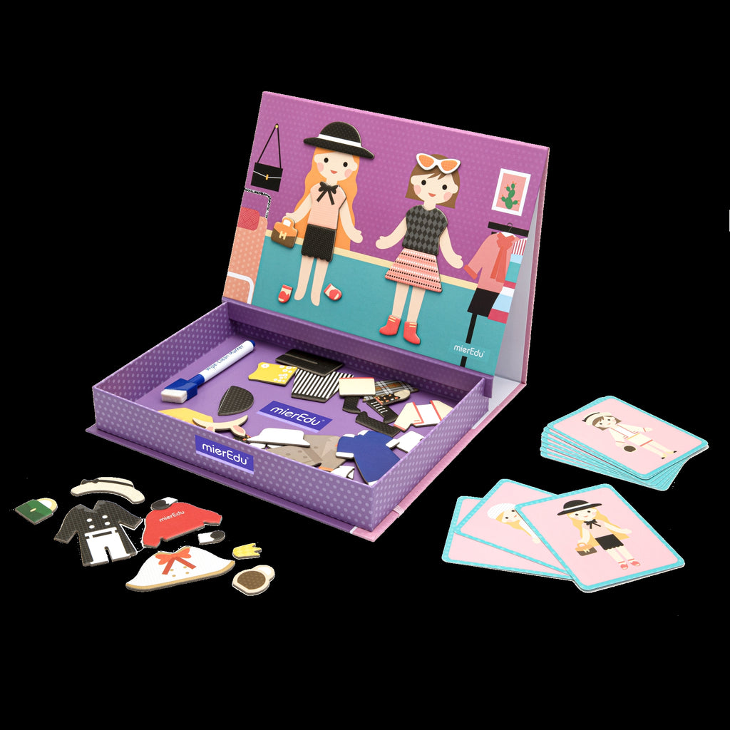 Mier Edu Magnetic Art Case - Dress Up