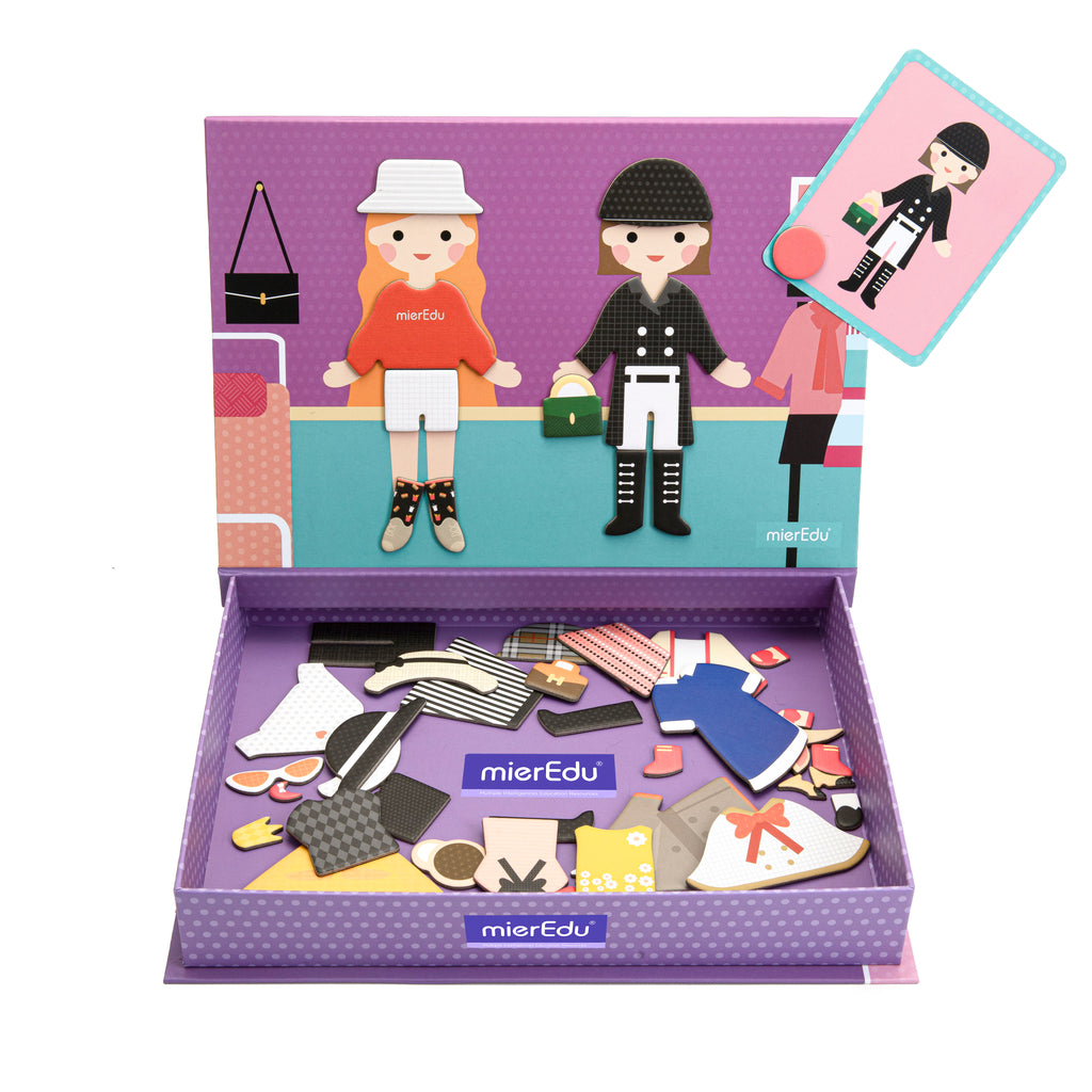 Mier Edu Magnetic Art Case - Dress Up