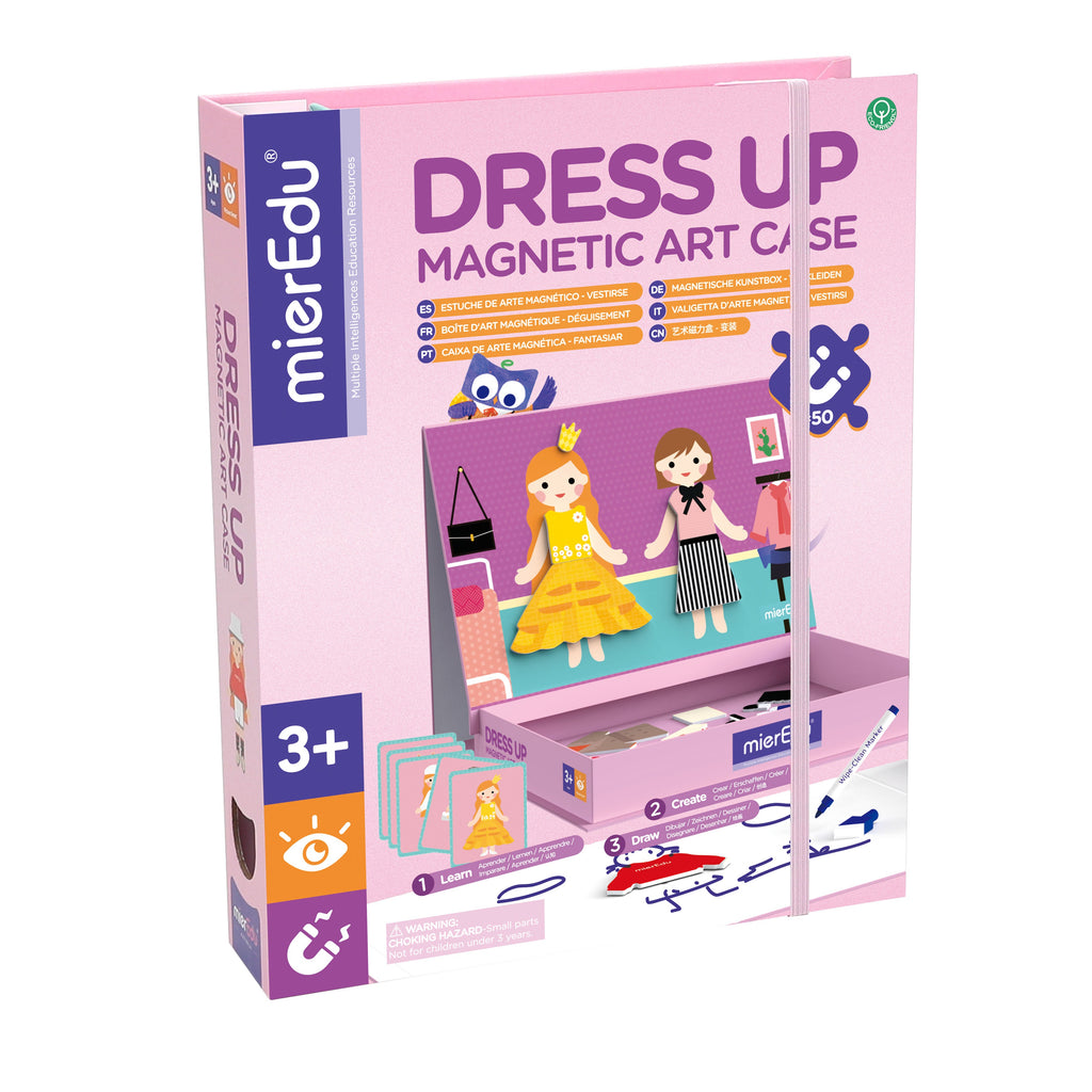 Mier Edu Magnetic Art Case - Dress Up