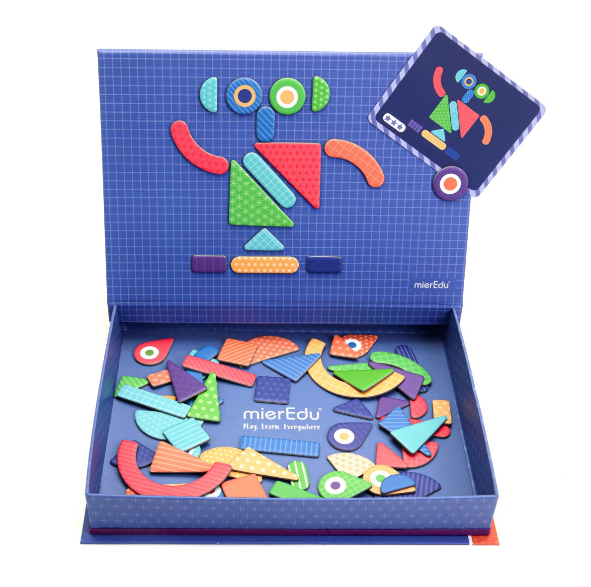 Mier Edu Magnetic Art Case - Shapes