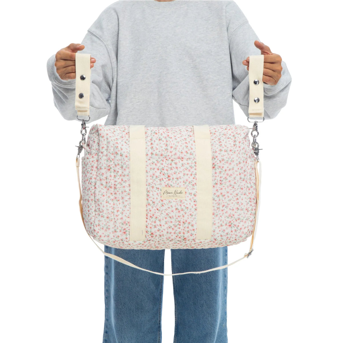 Moon Nude Diaper Bag - Peony