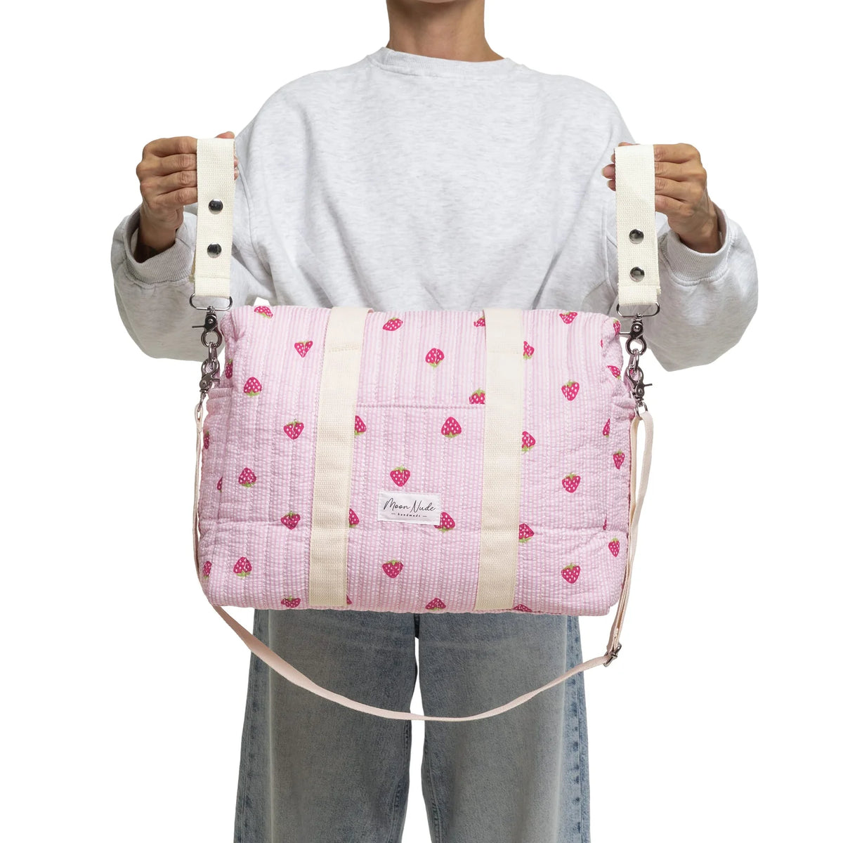 Moon Nude Diaper Bag - Strawberry
