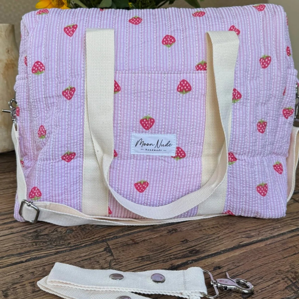 Moon Nude Diaper Bag - Strawberry