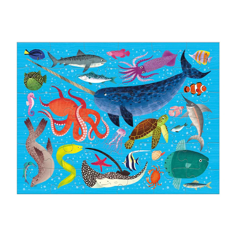 Mudpuppy Ocean Life Puzzle To Go - 36 piece