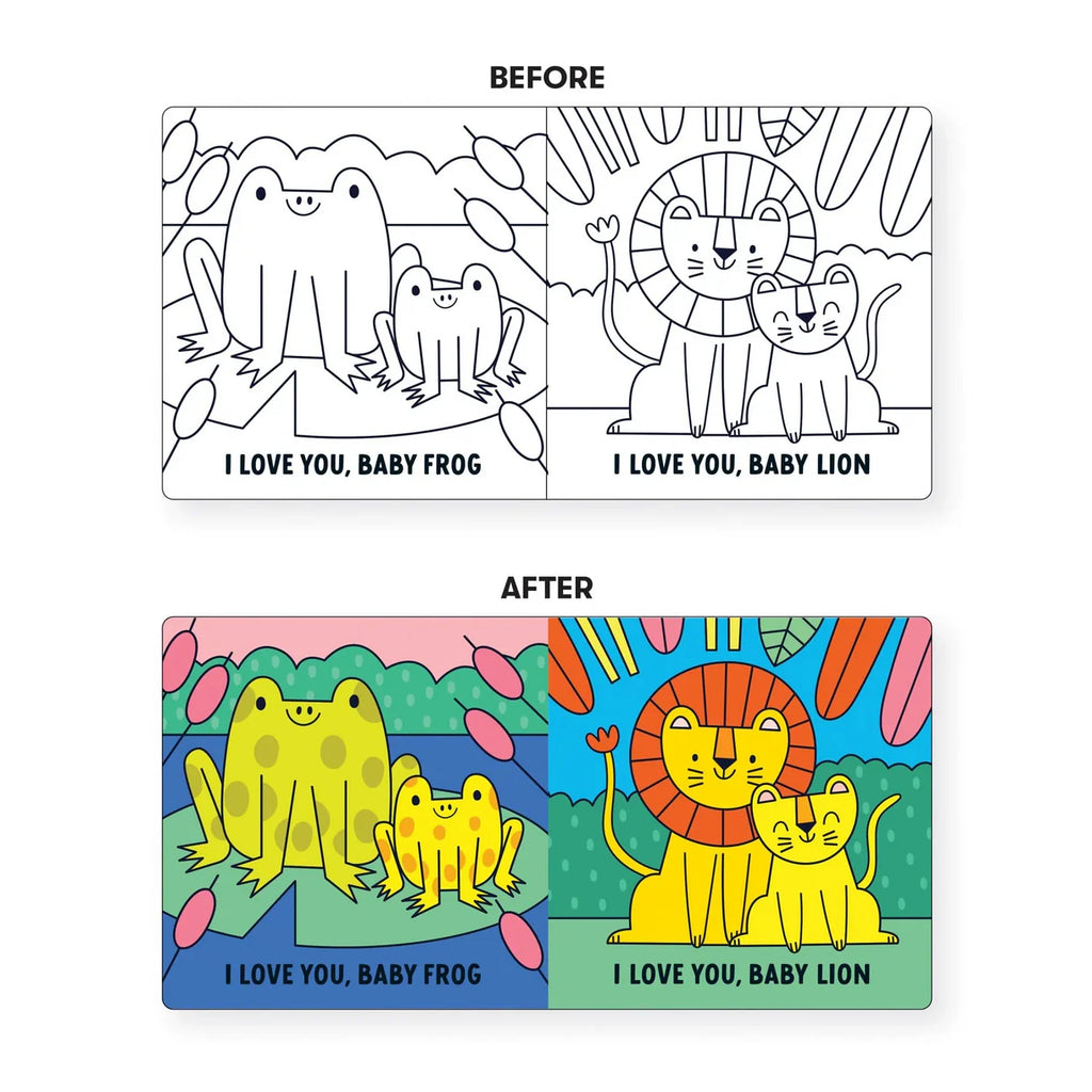 Mudpuppy Magic Colour Bath Book