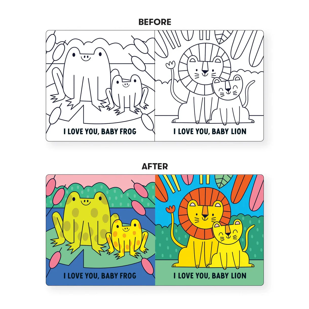 Mudpuppy Magic Colour Bath Book