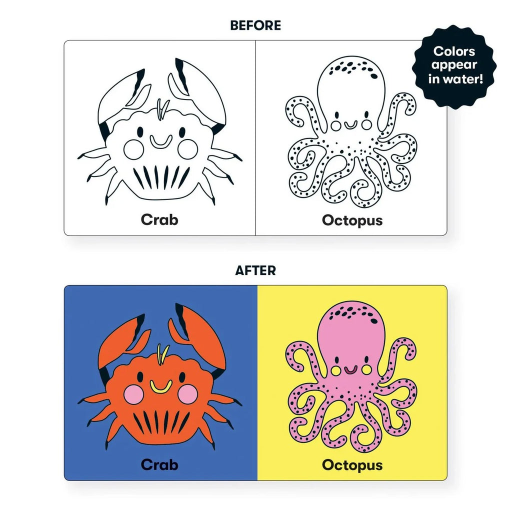 Mudpuppy Magic Colour Bath Book