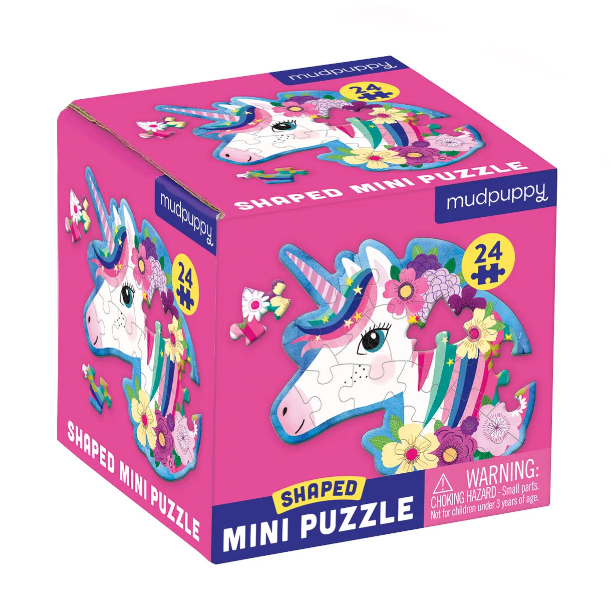 Mudpuppy Mini Shaped 24 piece Puzzle - Unicorn
