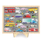 Mudpuppy Vehicles on the Move 100pc Puzzle + Display Stand