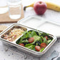 nestling stainless steel duo lunchbox